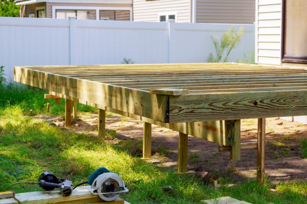 Elevated Deck Installation in Battle Ground