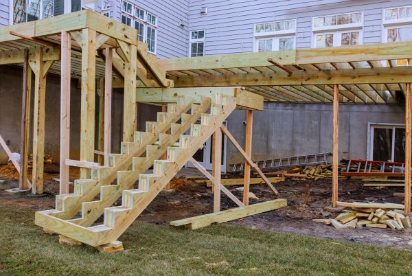 Deck Post Replacement in Battle Ground
