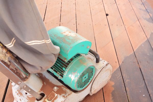 Cedar Deck Sanding in Battle Ground